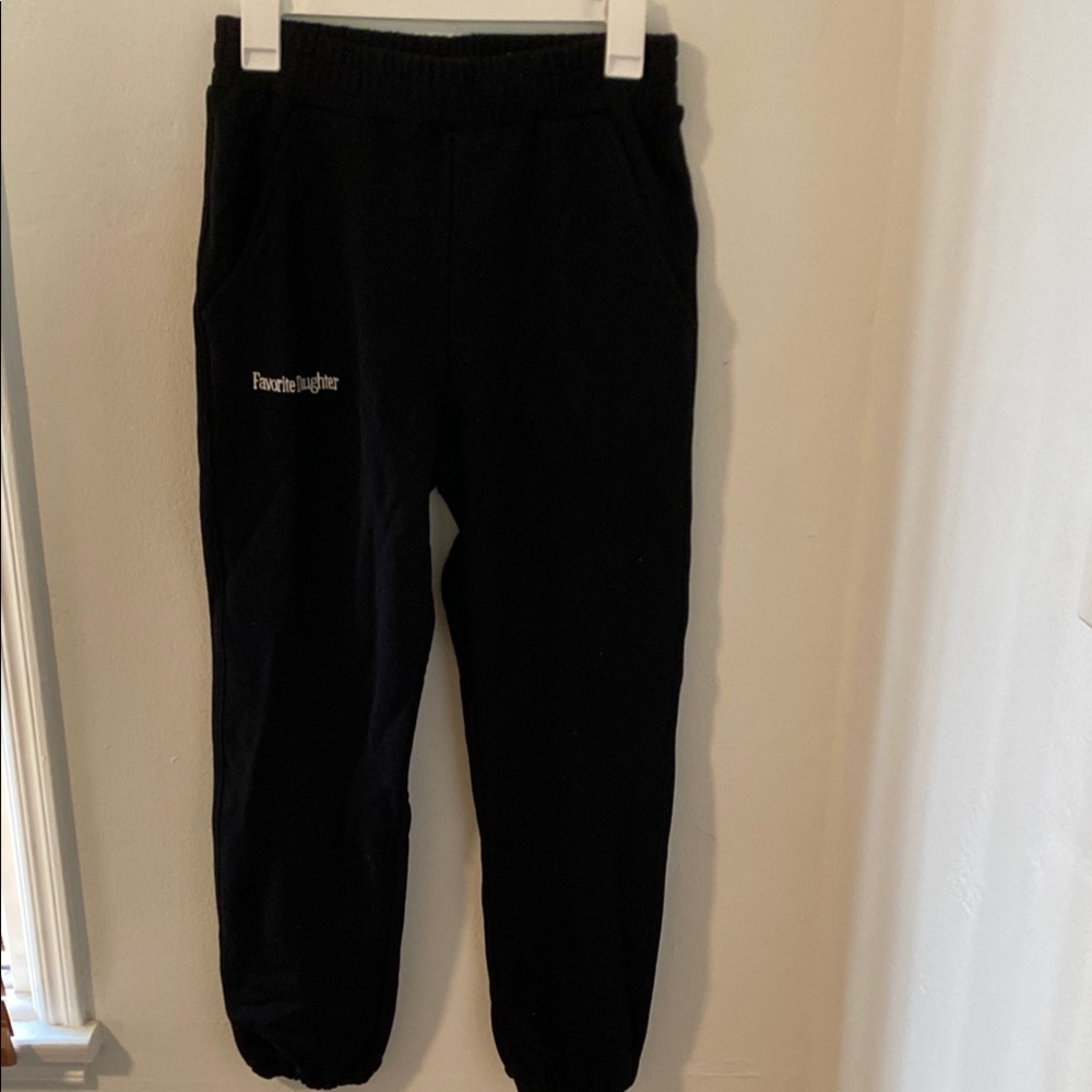 Favorite Daughter Women’s Black sweatpants